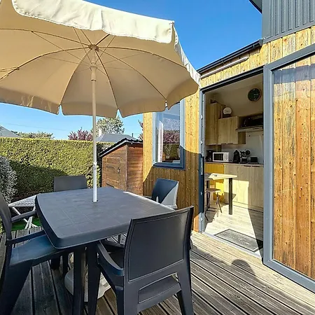 Ferienhaus Tiny House 1 Chambre, Piscine Chauffee, A 200 M De La Plage,